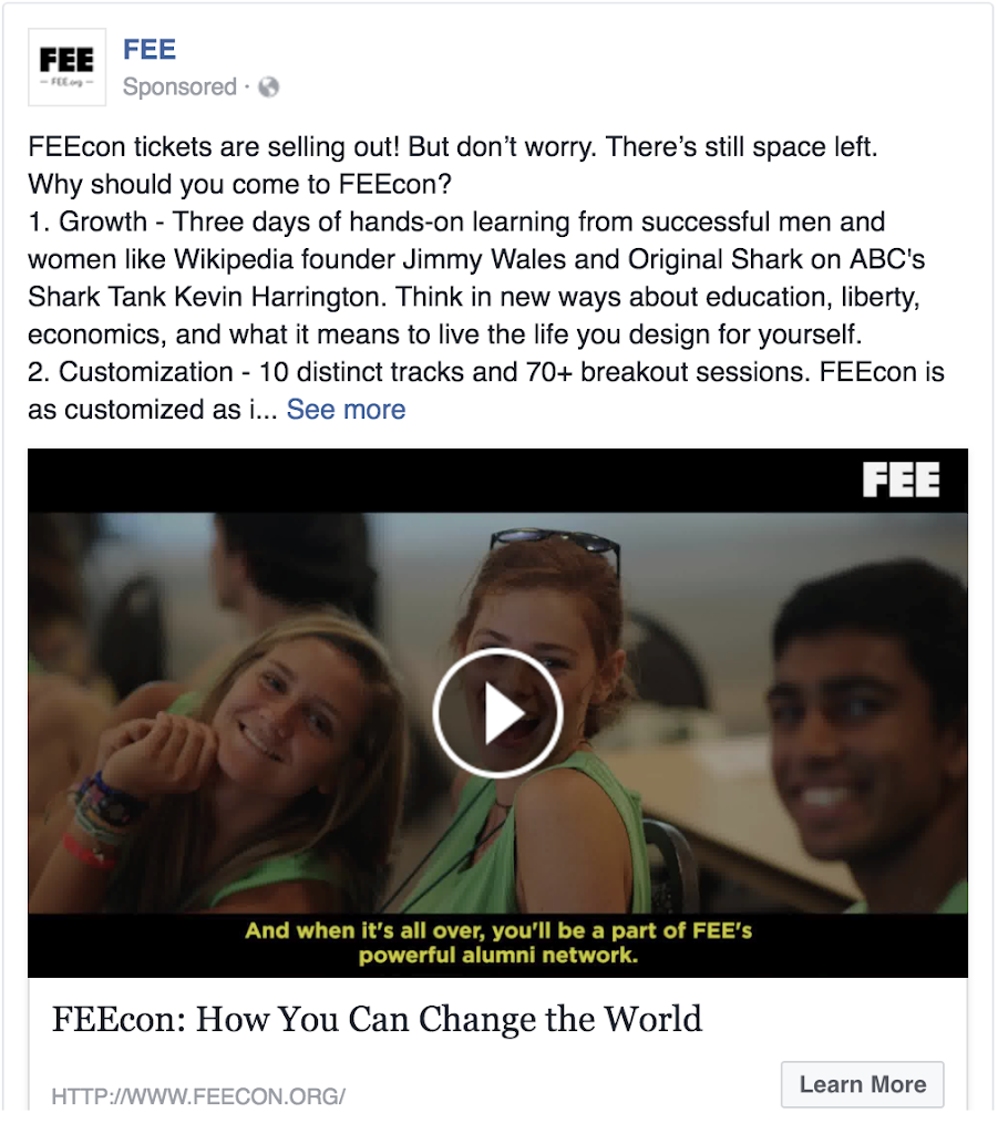 Five principles of effective marketing at FEE