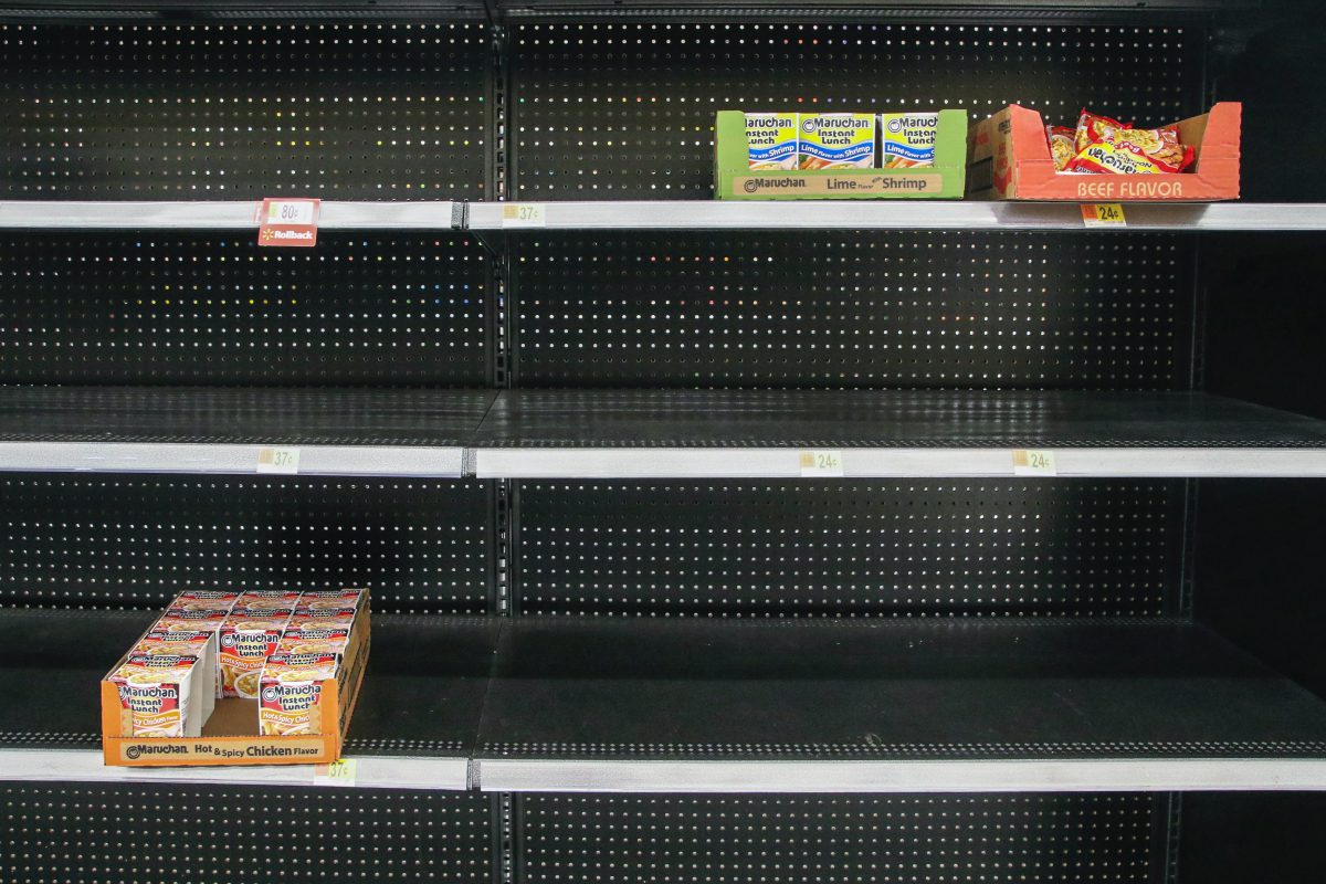 The shortages were unevitable